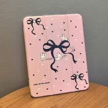 适用于华为MatePad SE 11英寸平板电脑的保护套，MatePad保护套，兼容MatePad 11.5英寸平板电脑，磁吸式闭合，三折式平板电脑保护套，智能休眠唤醒功能，高透明亚克力背板带笔槽，兼容Pad 2 11英寸平板电脑 - 無色 - 查看 2