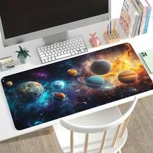 1 pieza Alfombrilla de ratón grande para juegos, diseñada con coloridos patrones de galaxia, planeta y nebulosa. Esta alfombrilla de ratón con base de goma antideslizante y lavable es un accesorio grande para el escritorio de la oficina y la configuración de la computadora. Es una alfombrilla de ratón para juegos duradera y resistente a las manchas, un regalo ideal para los jugadores y un acento elegante para cualquier oficina o espacio de estudio. Accesorios de escritorio Accesorios de escritorio Suministros de oficina Decoración de escritorio Alfombrilla de escritorio Alfombrilla de ratón Mesa de estudio Alfombrilla de ratón para escritorio Decoración de escritorio - A - Ver 11