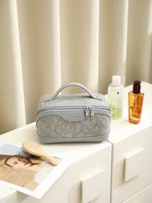 1pc Children's Fashion Toiletry Cosmetic Bag, Minimalist & Practical, Convenient To Carry - Multicolor - View 4