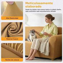 AMOROSA Sofa Slipcovers - Khaki - View 4