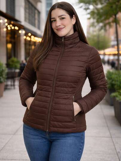 HPC POLO CHAMARRA CON GORRO PARA DAMA BONITA, COMODA, LIGERA Y ELEGANTE TALLAS EXTRAS