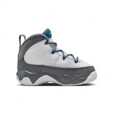 Toddler's Jordan 9 Retro White/French Blue-Flint Grey (401812 100) - White - View 3