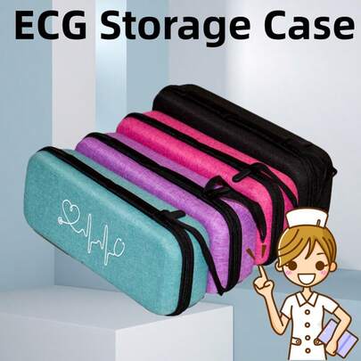 Portable Protective Case Compatible With Pet Fetal Heart Monitor Stethoscope, Shockproof And Waterproof Medical Tool Storage Bag