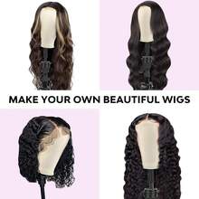 Complete Wig Styling Equipment For Novices: 22-Inch Wig Stand + Tripod + T-Pins + Bristle Brush - Multicolor - View 8