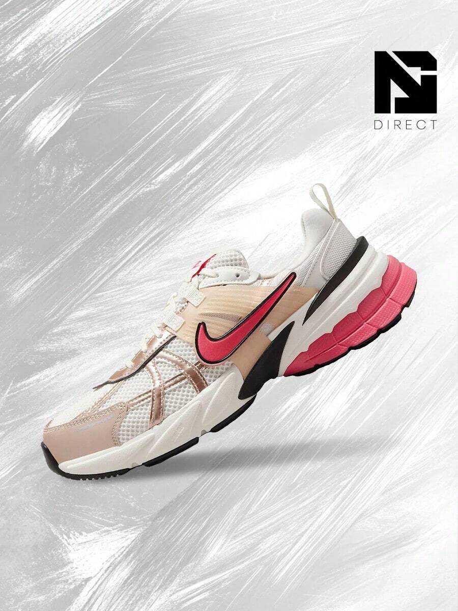 Nike V2K Run Guava Ice (Women's) – Women's Lifestyle Sneakers – Shoes For Woman-Vintage-Spring & Summer-Inspired Running Shoes, Shock-Absorbing Comfort, Gym To Streetwear Casual Wear-Easter Gift-HJ7389 838 - 粉色 - 查看 1
