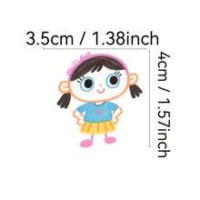 100张可爱卡通涂鸦风格乡村主题季节性DIY贴纸 - 彩色 - 查看 6