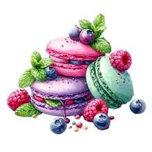 1pc/2pcs/3pcs Macaron Pattern Heat Transfer Stickers, Durable Long-Lasting Patches For DIY T-Shirts, Hoodies, Jeans, Sweatshirts, Backpacks, Jackets, Handbags, Pillows - L - View 6