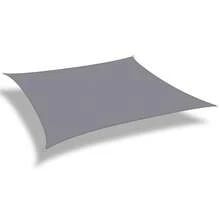 1 Set Large Rectangular Waterproof Sun Shade Canopy, 98% UV Protection, Suitable For Yard, Garden, Swimming Pool, Outdoor Camping, Including Installation Steel Cable - Multicolor - View 10