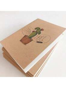 10pcs/30pcs/50pcs Mini Cartoon Notebook, Portable Kraft Paper Diary, Ideal School Reward Gift, Suitable Student Small Prize Notebook, Back To School Supplies, Thanksgiving, Student Stationery, Halloween, Christmas, New Year Gift - Multicolor - View 9