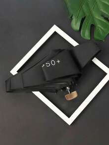 1pc Compact Foldable Umbrella, Women's UV Protection Sunshade Umbrella UPF50+ - As Shown - View 9