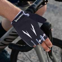 Guantes de ciclismo con medio dedo, guantes de ciclismo de montaña y carretera, antideslizantes, absorbentes de golpes, acolchados, transpirables, para bicicleta de montaña, para hombre y mujer, color, talla M - 1 - Ver 8