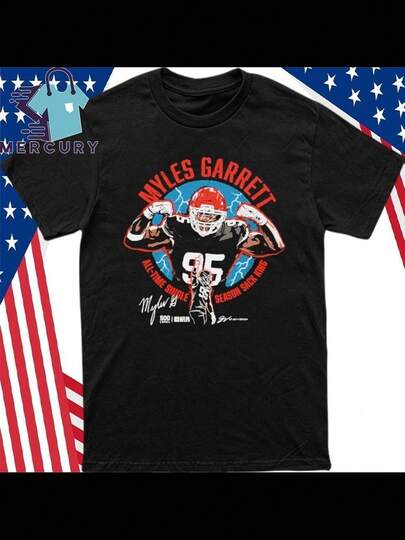 Garrett Cleveland All-Time Sack King Shirt