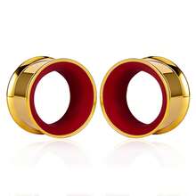 2个不锈钢喇叭形耳钉，男女通用，低过敏性，女士佳礼 - round - 查看 78