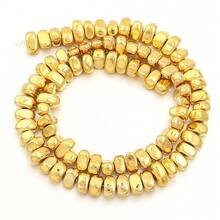 1 String About 90pcs Irregularly Shaped Hematite Beads, Perfect For Necklace Bracelet Keychain Jewelry Making - Irregular Oval - View 13