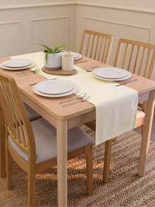 1/50 Stücke Tischläufer im Landhausstil, waschbar und wiederverwendbar, geeignet für Wohnzimmer, Esszimmer, Küche, Zuhause, Feste und Zusammenkünfte - Verschiedenfarbig - Übersicht 3