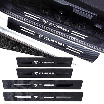 适用于 Cupra 碳纤维汽车的贴纸保护贴，汽车门槛贴纸，防刮贴纸保护贴，汽车保险杠条，汽车保护胶带