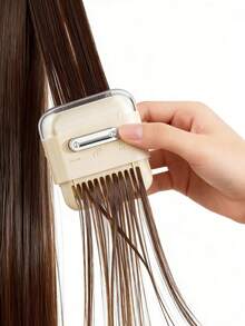 6-In-1 Trimmer, Adjustable Haircut Comb, Hair Clipper, Precision Bangs Comb, Beauty Grooming Tool, Hair & Eyebrow Trimmer, Body Hair Grooming Device - Multicolor - View 3