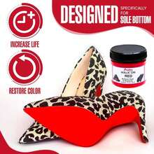 Angelus Walk On Red Paint Restorer For Red Bottoms, Color Renewal, Bottom Shoe Paint For Christian Louboutin High Heels And Leather Soles U2013 Durable, Flexible, And Easy Application U2013 2 Fl Oz - trắng - Xem 4