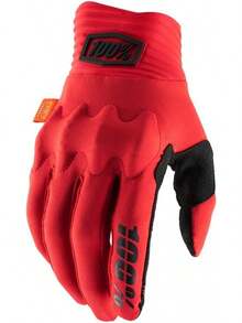 100% Cognito Men's Off-Road Motorcycle Gloves - Rojo/Negro - Ver 4