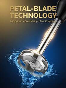 SOKANY 四合一多功能1000W不锈钢手持式电动搅拌机SK-1711-4，黑色 - 黑色 - 查看 7