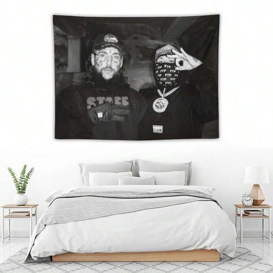 Flag $Uicideboys Music Album Poster Tapestry For Bedroom, Living Room & Dorm Decor - 1PC - Xem 1