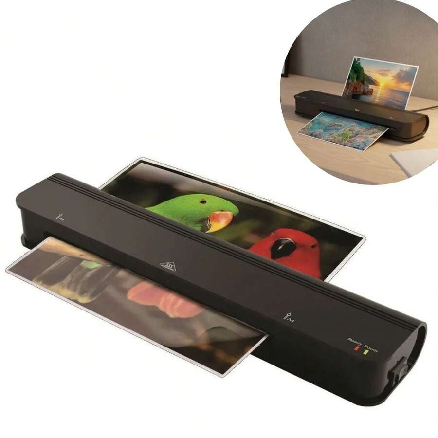 Importway A4 300W 127V Laminator For Office Documents, Black - 110伏 - 查看 1