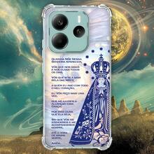 Capa Capinha Personalizada (3615) NOSSA SENHORA para ANDROID, REDMI, NOTE, 14, PRO, 5G, 4G, 13, PLUS, 12, TURBO, 11, 10, 10S, 9T, 9S, 14C, 13C, 12C, 10C, 9C, A3, MI, LITE, POCO, M3, F5, C75 - Capinha - - Visão 1