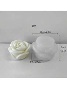 Valentine's Day Flower DIY Handmade Fragrance Plaster Multifunctional Silicone Mold - White - View 4