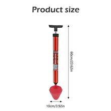 1pc Toilet Clog Remover Tool, High Pressure Drain Cleaner, Suitable For Bathroom, Sink, Kitchen Drain - 1 - View 7