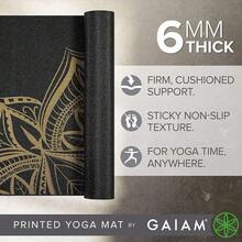 Yoga Mat - Premium 6mm Print Extra Thick Non Slip Exercise & Fitness Mat For All Types Of Yoga, Pilates & Floor Workouts (68inchL X 24inchW X 6mm Thick) - Metallic - 查看 3