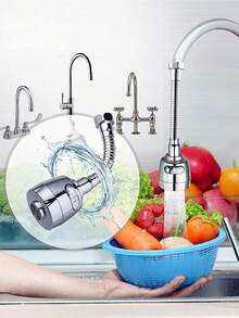 Extensión Flexible 360 De Llave Grifo Para Cocina Con 2 Modos de Función - A - Ver 9