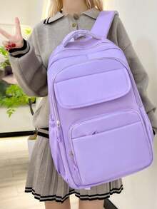 Back To School/Graduation Season Fashion New Commuting & Travel Large Capacity Multi-Function Backpack, Suitable For Various Occasions - Bright - View 6