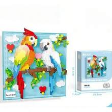 Adult Building Block Sets - Blackbird Mural - View 1