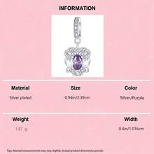 Sterling Silver Abstract Zodiac Animal Design Pendant,12 Zodiac Sign Pendants Versatile DIY Beading Necklace Charm For Men And Women - Silver - View 12