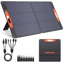Panel Solar Portátil 110W 16BB IP68 Impermeable, 25% Eficiencia, para Estaciones de Energía Camping RV Copa Mundial 2026 - ET-120W - Ver 1