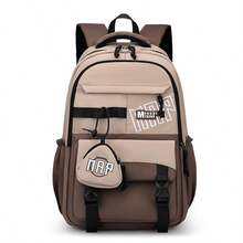 New Casual Utility Backpack, College Student Laptop Bag, Korean Style Middle School Backpack - A - View 13