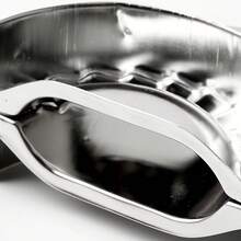 1 pieza Molde para hacer empanadillas grande/mediano/pequeño, Herramientas de acero inoxidable para empanadillas, Imprescindible para uso doméstico, Prensa manual para moldes de empanadillas, Utensilios de cocina - Plateado - Ver 10