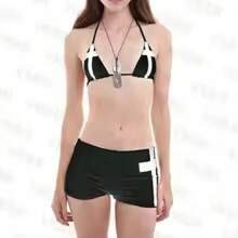 Summer Beach Women's Bikini Sexy Y2K Streetwear Fashion Women's Clothing - Như thể hiện trong Hình 13, màu san hô - Xem 12