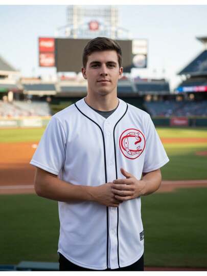 Casaca Beisbolera Retro  Guadalajara Camisola Botones