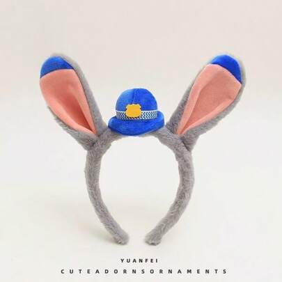 Băng đô tai thỏ Crazy Judy Rabbit cho đội biểu diễn, kẹp tóc biểu diễn, phụ kiện đội đầu cho công viên giải trí, chụp ảnh, thời trang, đa năng, vui nhộn, cá tính, đơn giản, siêu dễ thương.