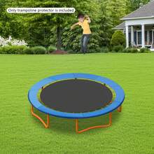 LYNICESHOP Trampoline Pad Replacement, Trampoline Safety Pad, Spring Cover For 8ft Round Trampoline With Waterproof Foam Padding, Universal Trampoline Accessories Holiday Gift (US Stock) Faster Delivery - Blue - View 8