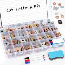 Joyreal Magnetic Alphabet Set, Includes Magnetic Board, Neutral Magnetic Letters, Suitable For Refrigerators And Classrooms, Foam ABC Magnets, Ideal For Children's Learning, Children's Toy Gift. - Multicolor - View 10
