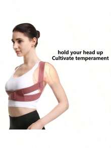Back Support Posture Correctors Suitable For Men And Women In Autumn And Winter, Shoulder Straighteners, Adjustable Full Back Support, Upper And Lower Back Relief - Scoliosis, Hunchback, Hump, Thoracic Spine, Spinal Correctors Exercise Waist Belt Suitable For Workout Home Sports And Walk - 黑色 - 查看 4