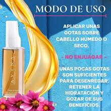 Fluido di argan aceite cabello deshidratados Avyna 100ml - Blanco - Ver 3