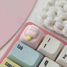 1 bộ keycap hình nơ hoạt hình, keycap PBT tùy chỉnh XDA, được các bạn nữ yêu thích, phù hợp cho chơi game, gõ văn phòng, quà tặng độc đáo cho game thủ và người đánh máy trong dịp lễ. - Nhiều màu - Xem 14