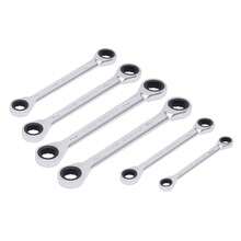 6-Pcs Extra Long Ratcheting Wrenches Double Box End 45#Steel 72-Tooth Wrench Set - Ratchet Wrenches - View 5