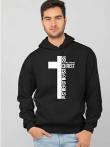 Moletom Masculino com Capuz Estampa Geométrica Abstrata Vaporwave Aesthetic Minimalist Urban - Preto - Visão 7