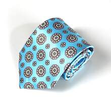 Corbata con estampado de cachemira, diseño elegante vintage, corbata adecuada para graduación, entrevista de trabajo, atuendo de oficina, reuniones y eventos sociales, opción de regalo, corbata de moño de moda con cuerda trenzada y hebilla decorativa ajustable, adecuada para trajes formales, camisas, banquetes, bodas, ocasiones de negocios, regalo de corbata de alta gama - Multicolor - Ver 9