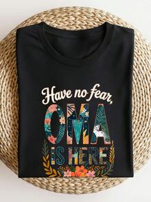 Have No Fear Oma Is Here Mothers Day Oma Women Hoodie - (2)-3 - Black 1 - View 1
