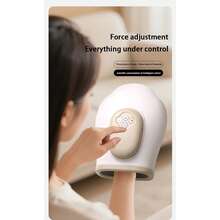 Masseur portable pour les mains et les poignets avec chaleur et compression - 3 niveaux de mode et 3 niveaux d'intensité, conception sans fil alimentée par USB avec rouleaux de pétrissage de la paume et engourdissement des doigts, ergonomique pour le syndrome du canal carpien, vous aide à vous détendre profondément. Cadeau idéal pour les hommes et les femmes - Blanc - Voir 4